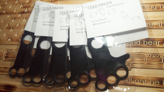 COLD FINGER Fingertip Aperture for rifles bundle 5ea