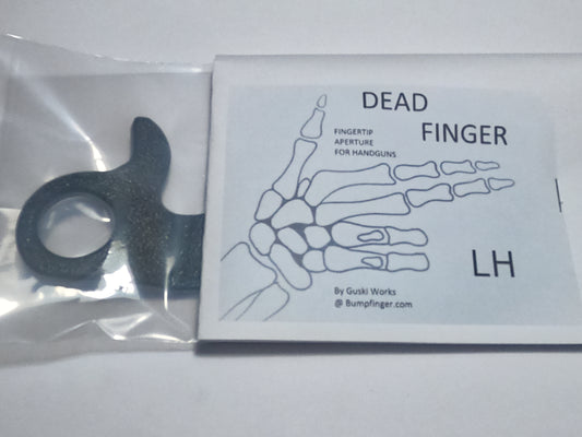 LH DEAD FINGER Fingertip Aperture for handguns left hand